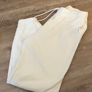 Tna sweatpants cream color